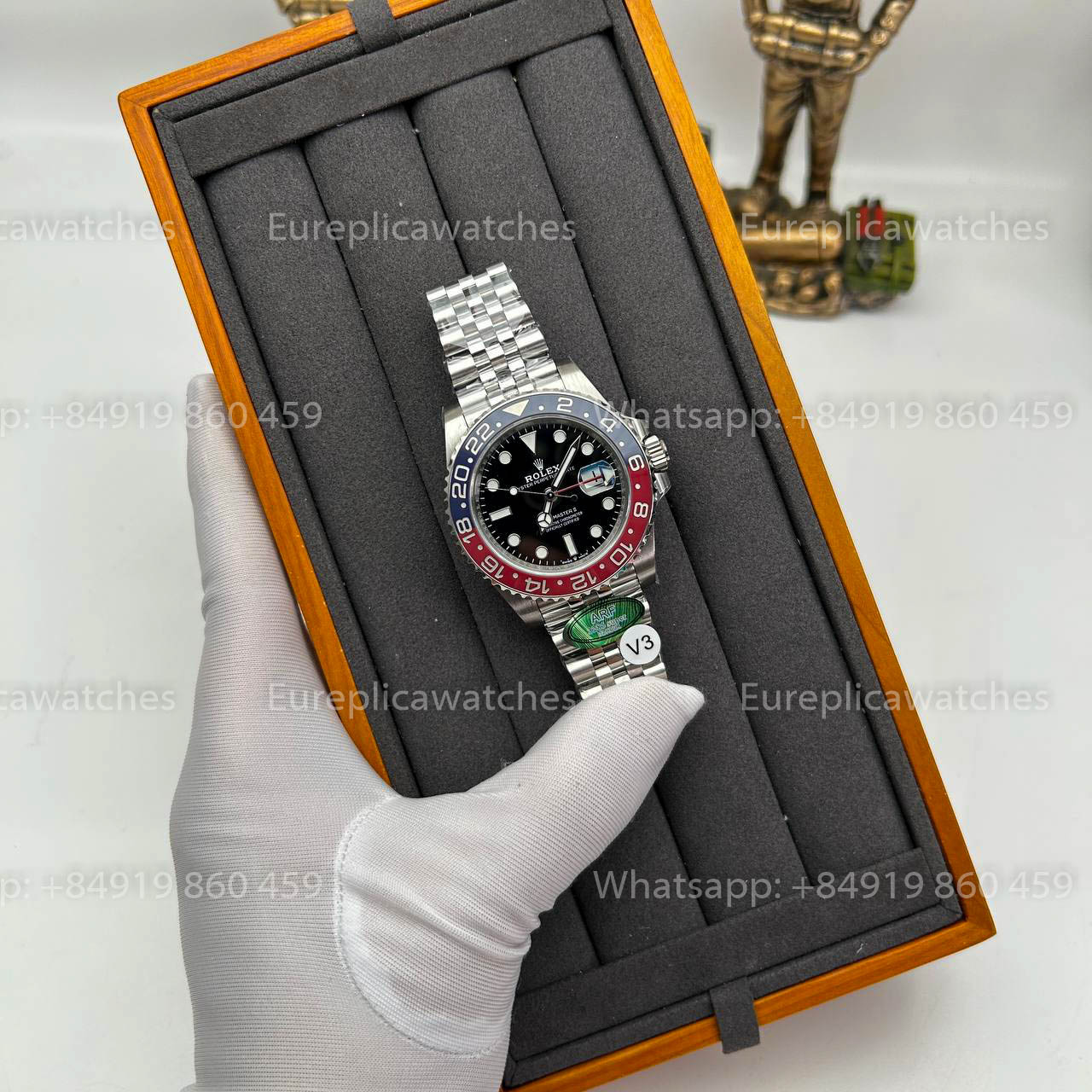 Rolex GMT Master II M126710BLRO-0001 Pepsi 1:1 Beste Edition von ARF Factory V3 Upgrade Jubiläumsarmband