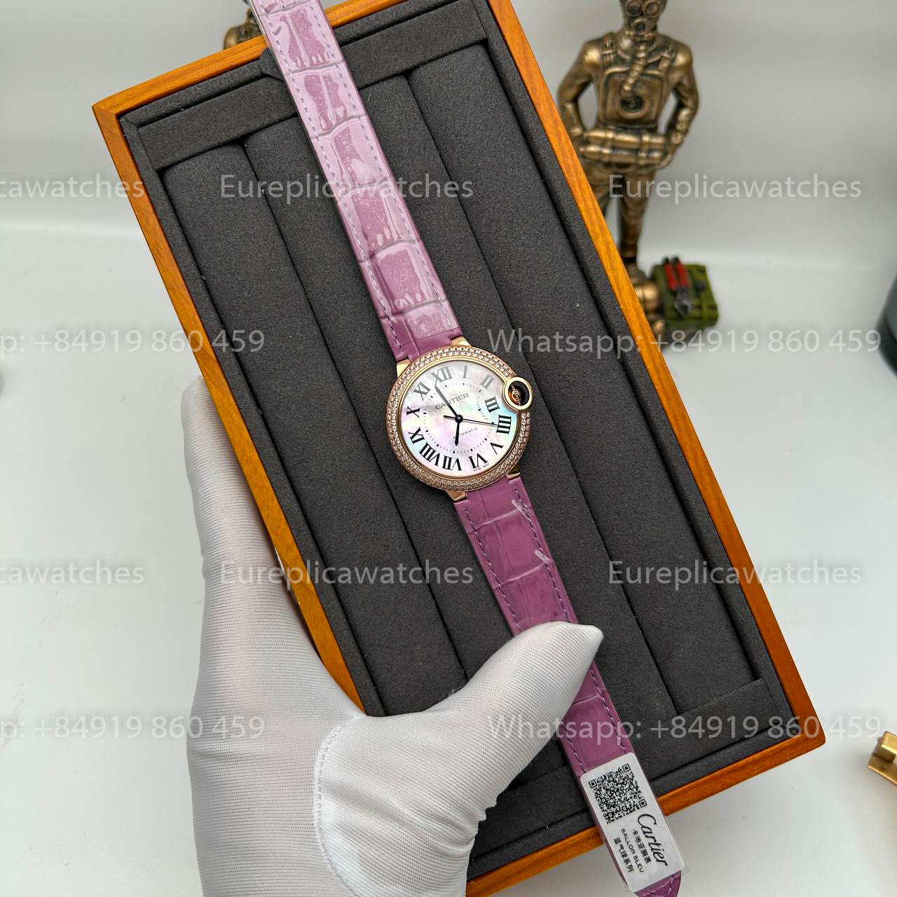 Ballon Bleu De Cartier WE902066 1:1 Best Edition V6 Factory V4 Rose Gold