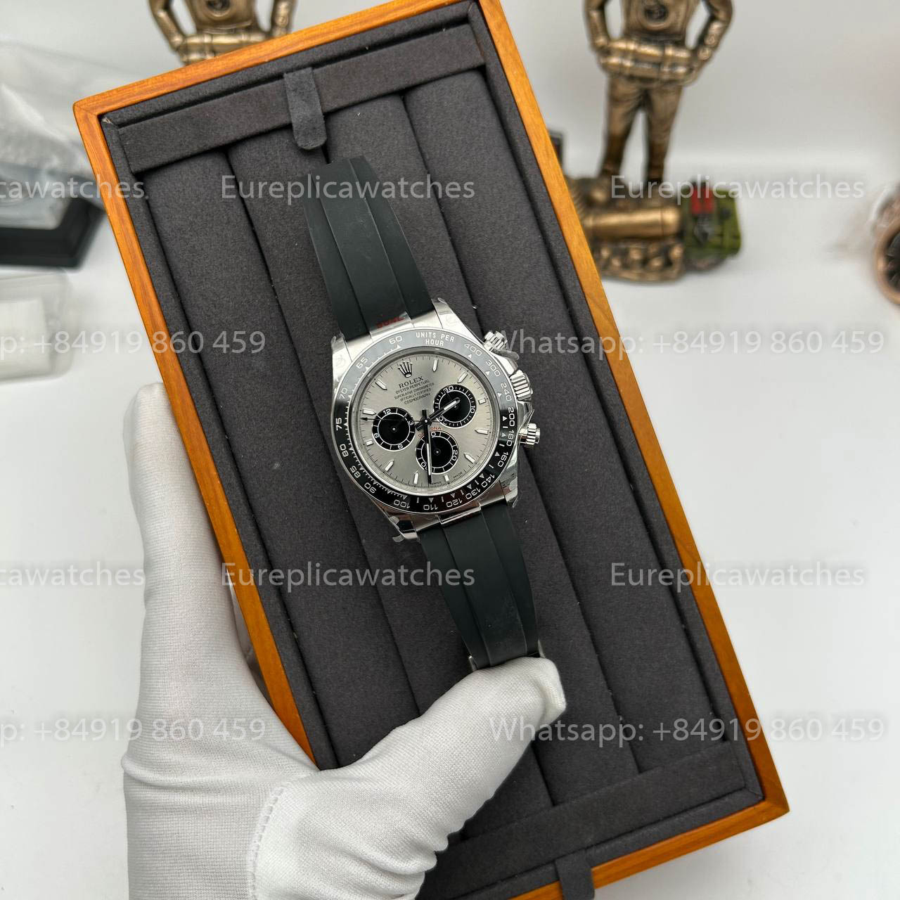 Rolex Cosmograph Daytona m126519 1:1 Meilleure édition QF Factory 4131 Mouvement Cadran Gris