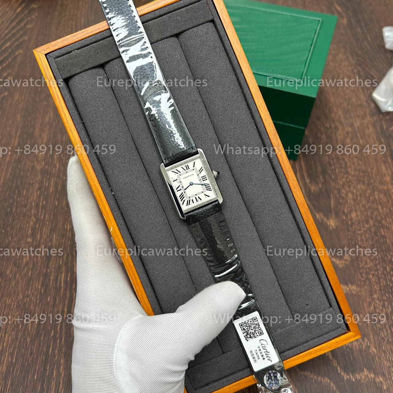 Cartier Tank WSTA0028 1:1 Meilleure Version Fabrique AF Cadran Blanc