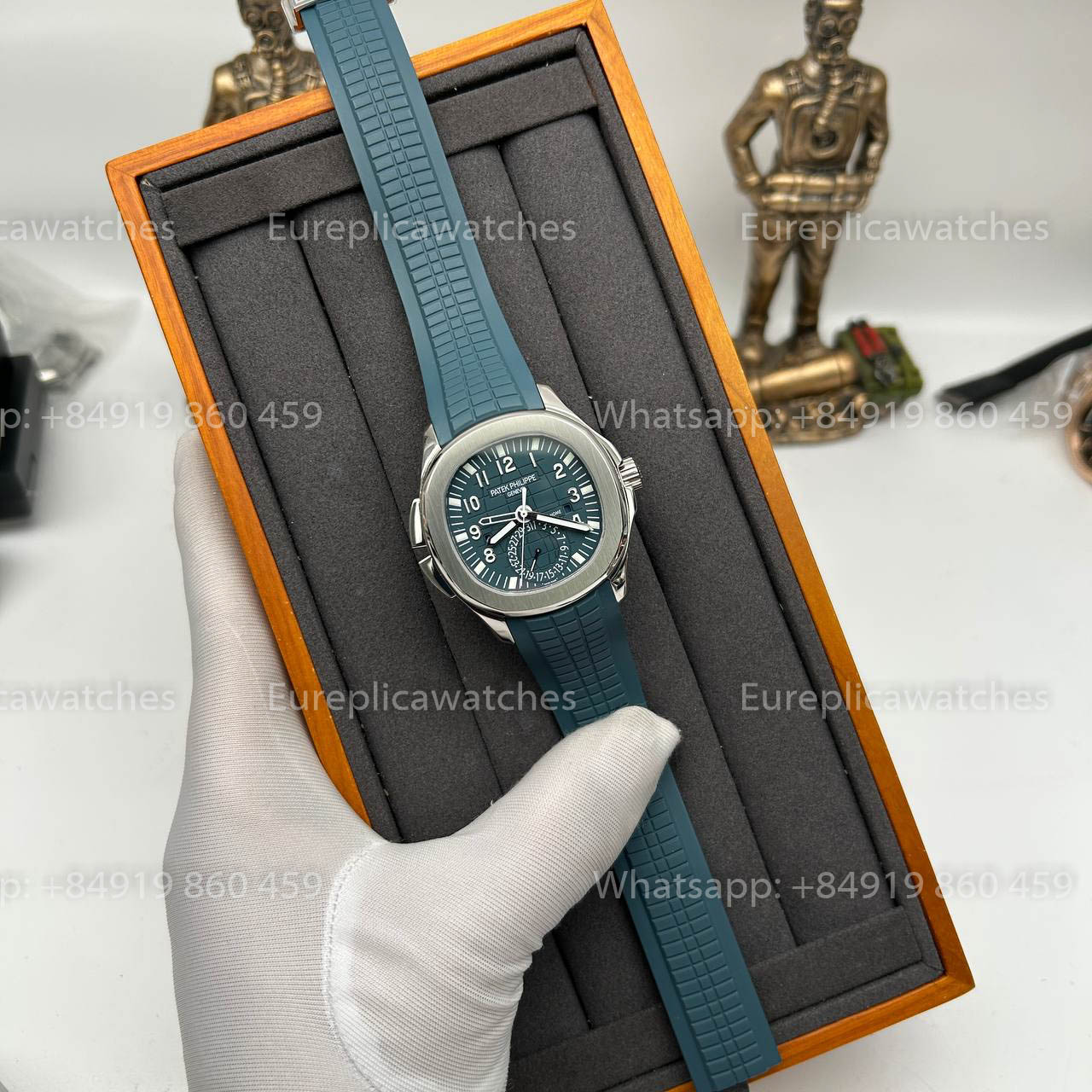 Patek Philippe Aquanaut 5164G-001 Dual Time Version 1:1 Beste Version PPF Factory