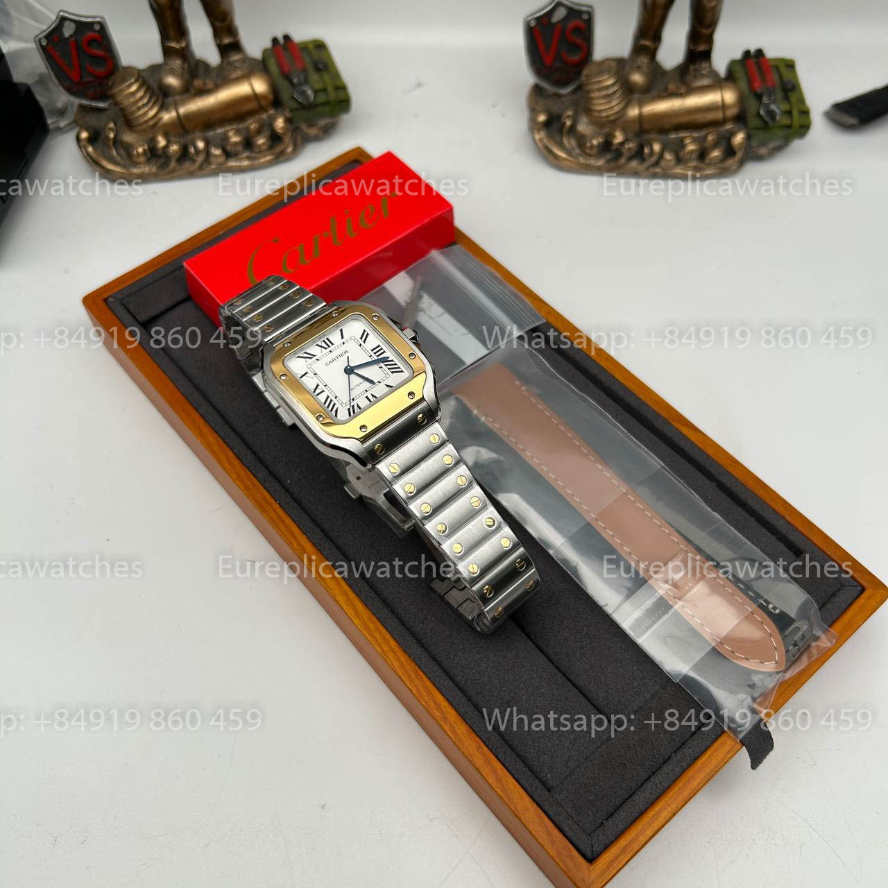 Cartier De Santos W2SA0016 35MM 1:1 Meilleure édition BV Factory Cadran blanc