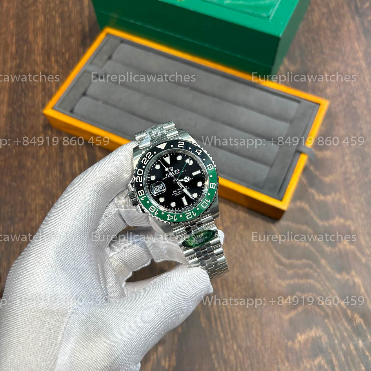 Rolex GMT Master II M126720vtnr-0002 « Sprite Bezel » Édition 1:1 Meilleure version VS usine