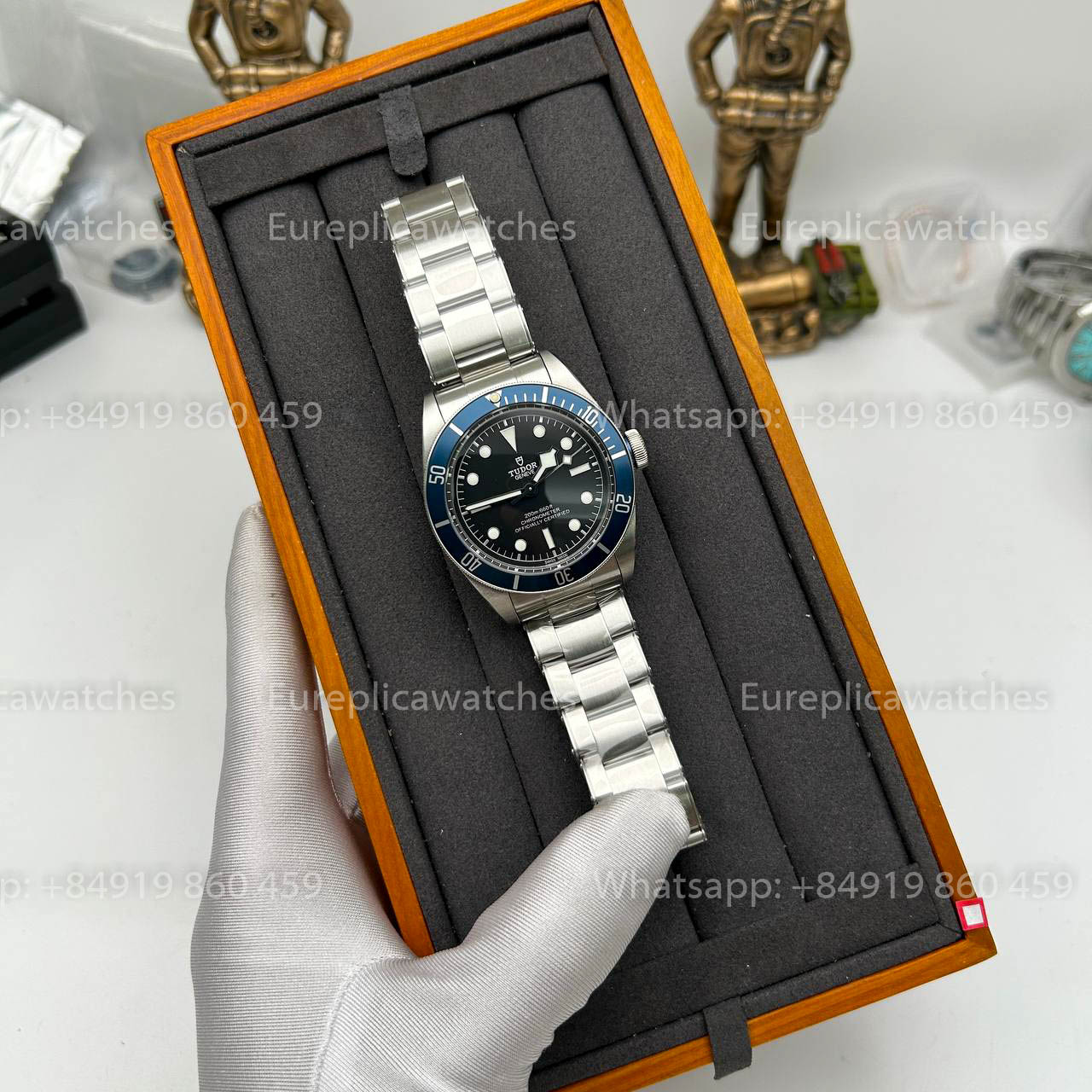 ZF Factory Tudor Heritage Black Bay M79230b-0002 1:1 Best Version Blue Bezel