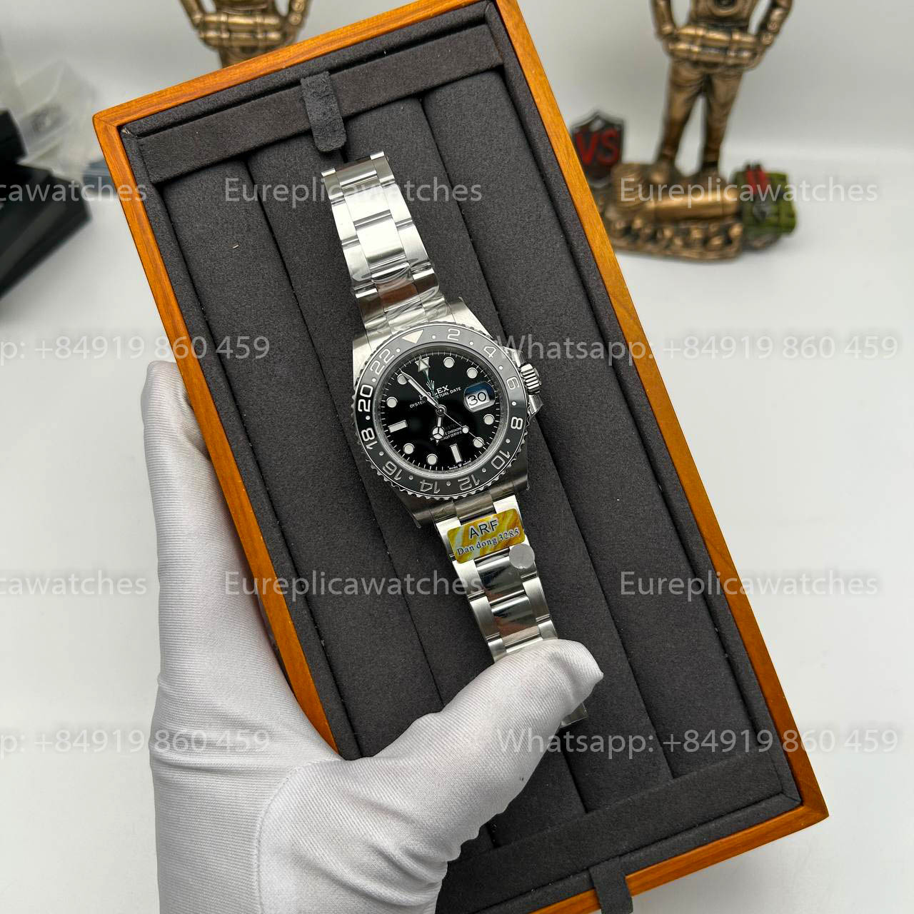 Rolex GMT Master II m126710 Bruce Wayne Batman 1:1, réplique fidèle, bracelet Oyster, par ARF Factory