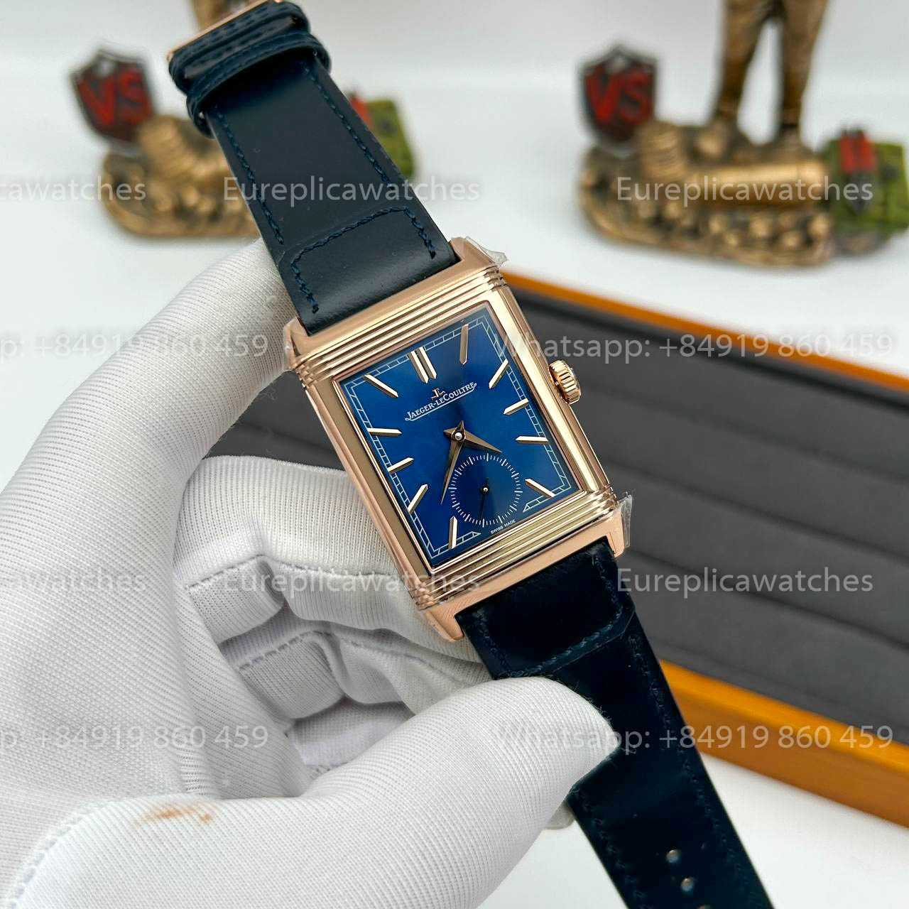 Jaeger-LeCoultre Reverso  Classic Large Duoface  Small Seconds 398258J MG Factory 1:1 Best Clone Rose Gold