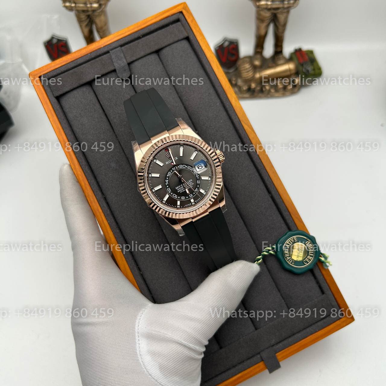 Rolex Oyster Perpetual Sky-Dweller M336239 Cadran Gris Or Rose 1:1 Meilleur Clone ZF Factory 190 grammes