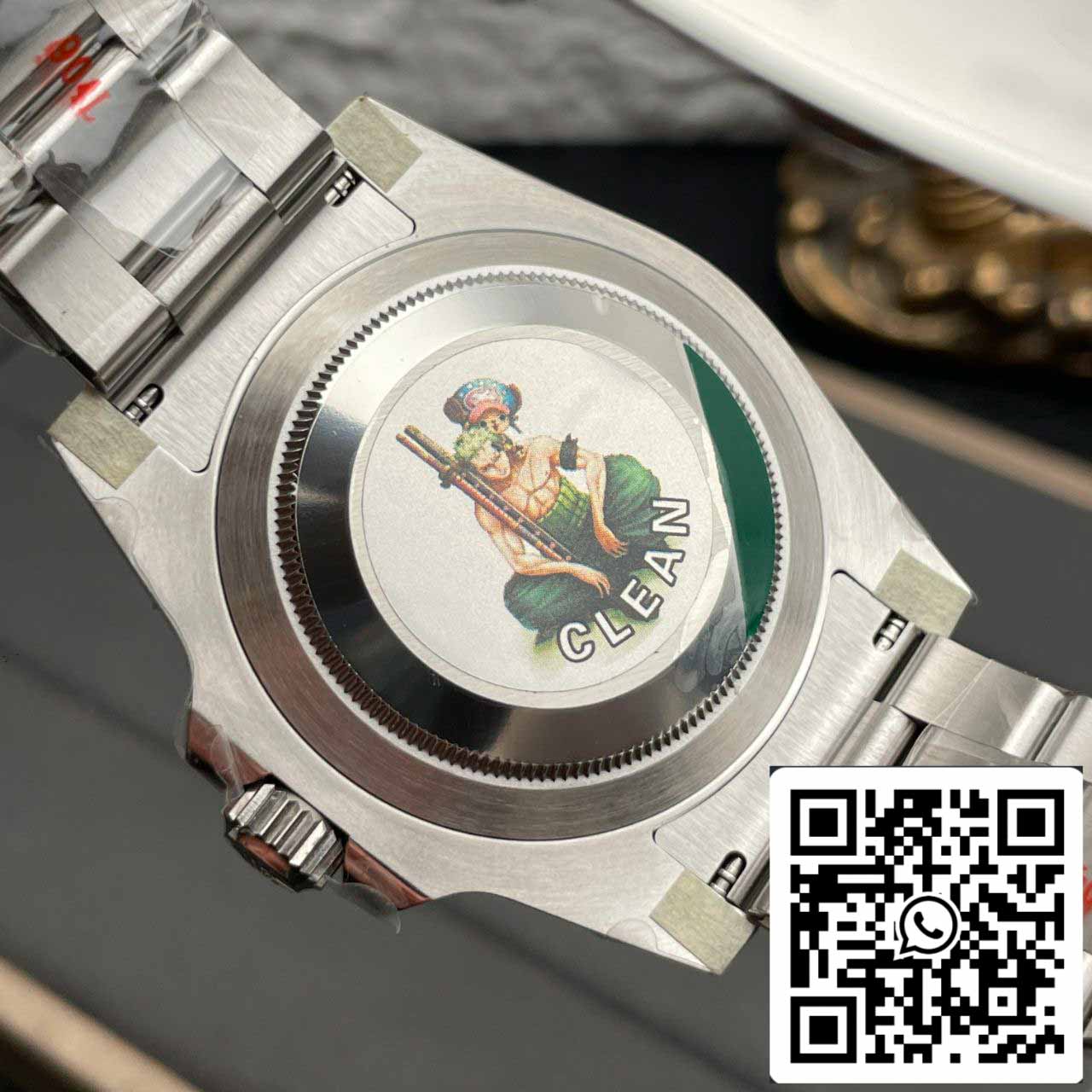 Rolex Submariner 116610LV-97200 40 mm 3135 Uhrwerk, Clean Factory V4, grünes Zifferblatt