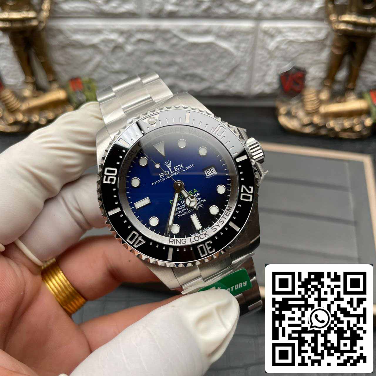 Rolex Sea-Dweller Deepsea M126660-0002 1:1 Best Edition C+ Fabrikblaues Zifferblatt
