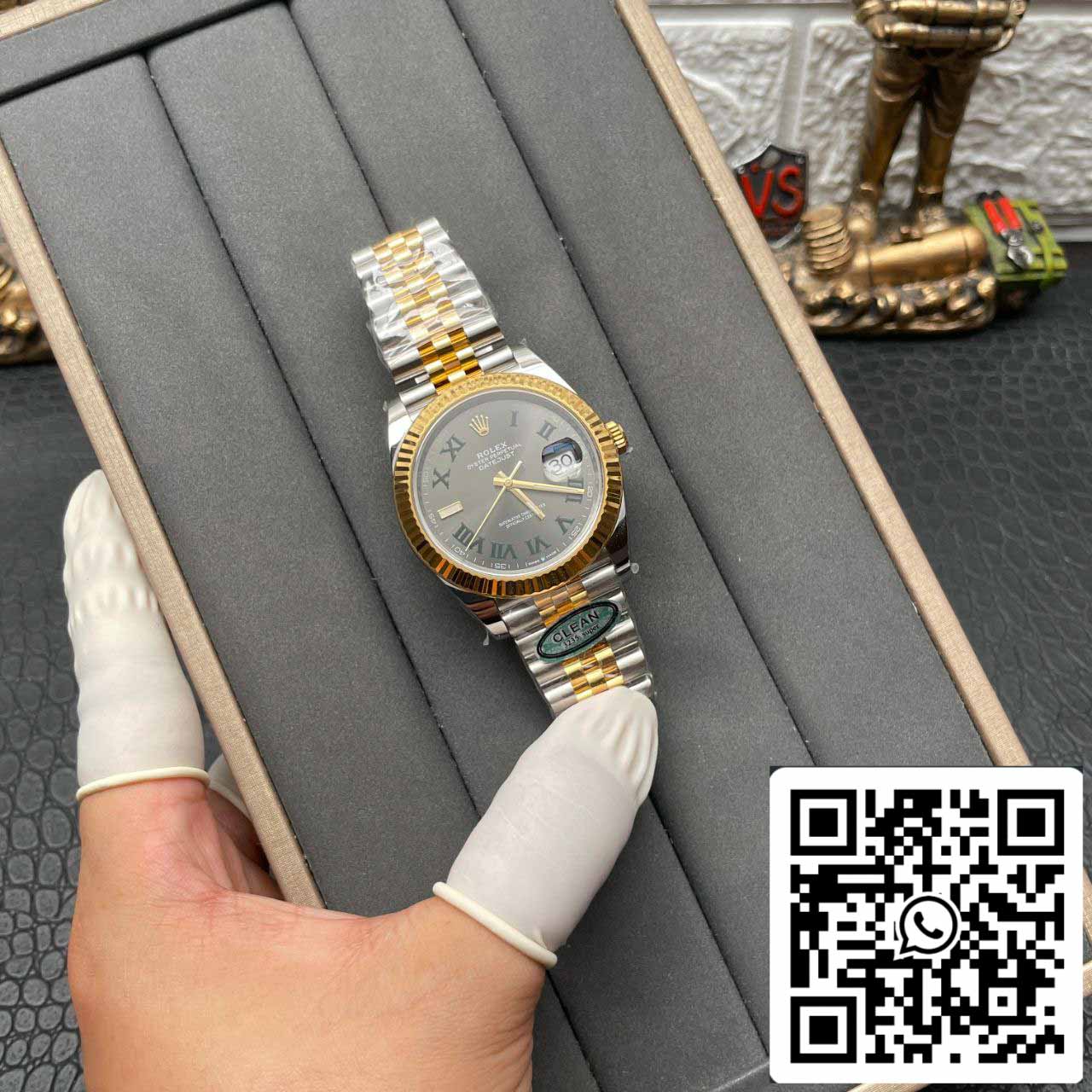 Rolex Datejust M126333-0020 1:1 Meilleure édition Clean Factory Cadran Wimbledon 41 mm