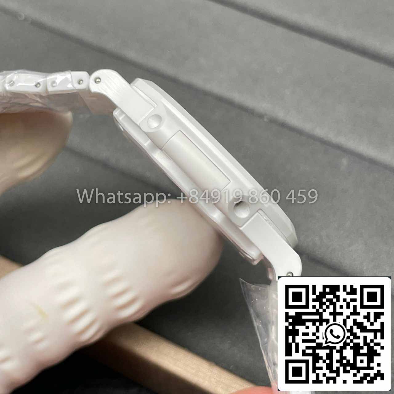 [AET modifiziert] Patek Philippe Nautilus 5711 Keramik weißes Zifferblatt 1:1 Beste Edition