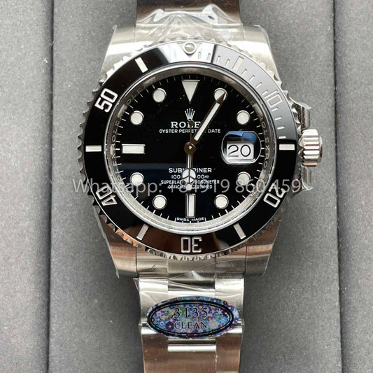 Rolex Submariner 116610LN-97200 40 mm 3135 Uhrwerk Clean Factory V4 schwarze Lünette