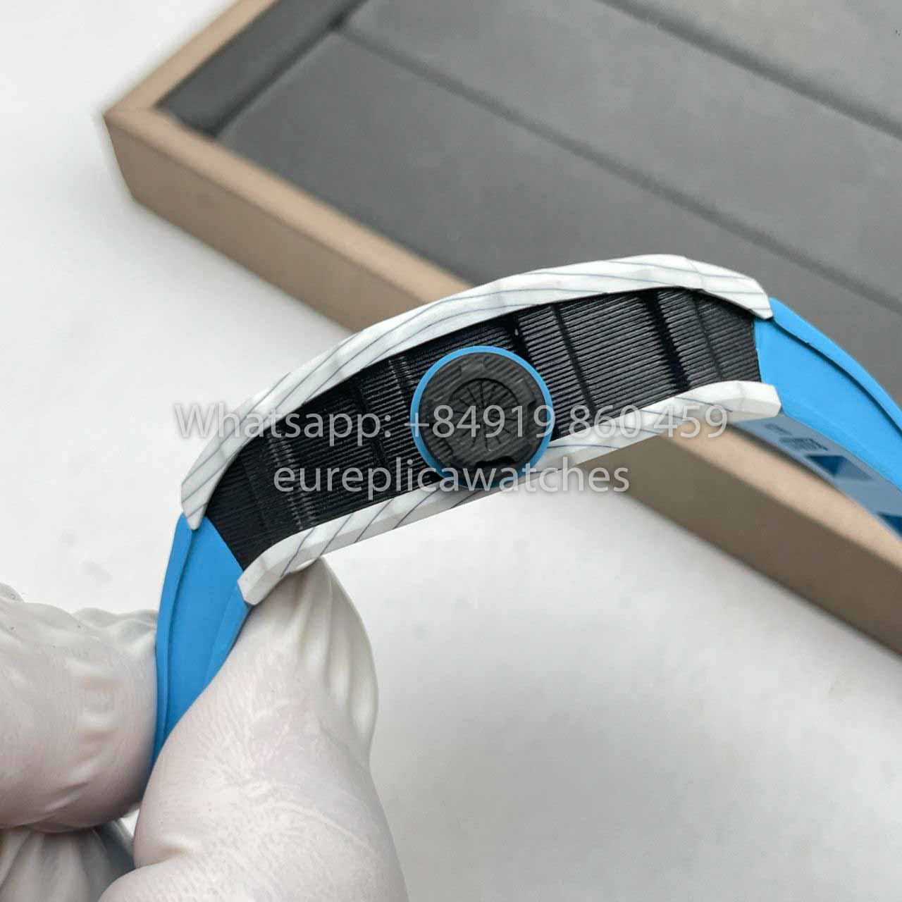 Richard Mille RM12-01 Tourbillon 1:1 Meilleure édition Bracelet bleu d'usine RM