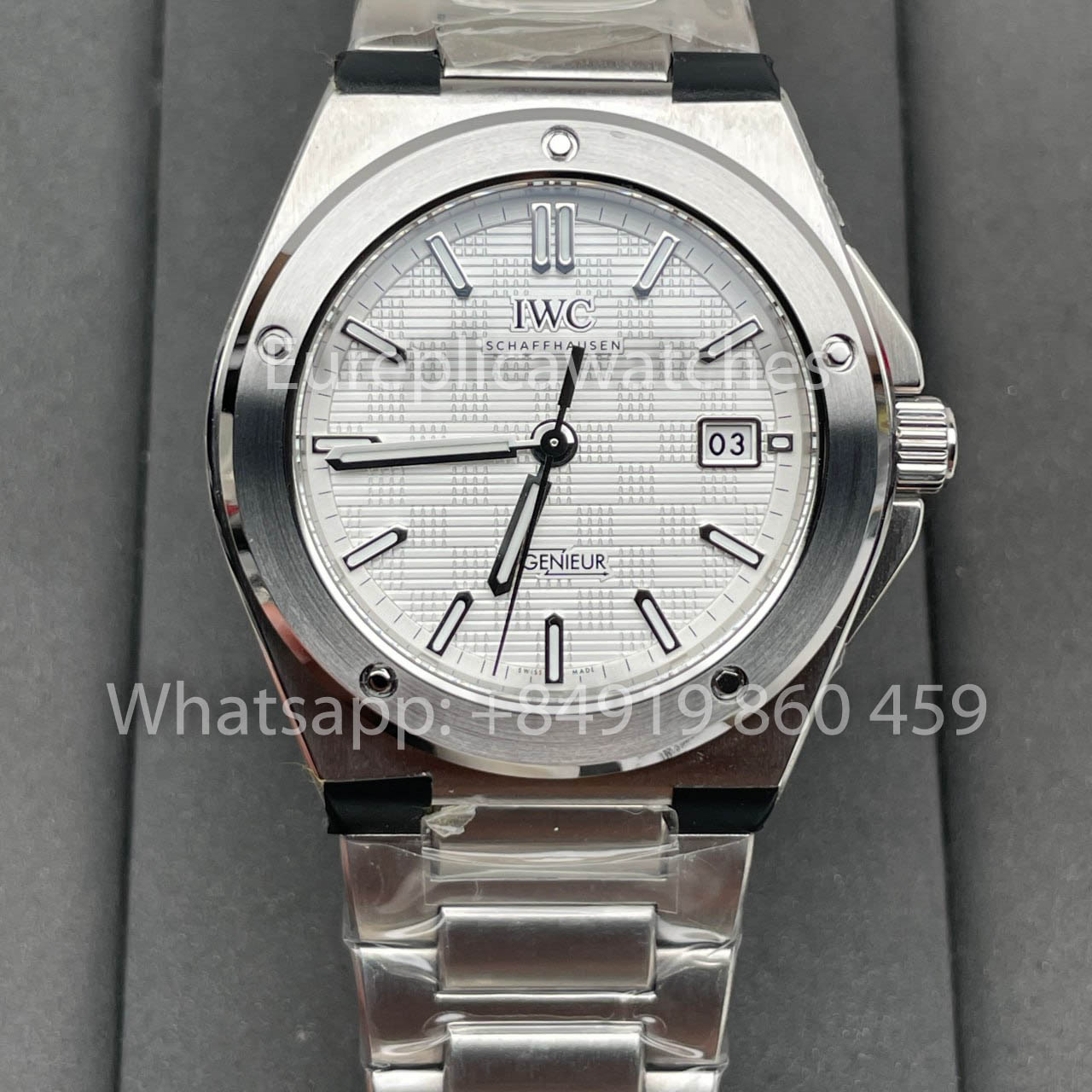IWC Ingenieur Automatik IW328902 Uhr 40mm 1:1 Bester Klon V7 Fabrik weißes Zifferblatt