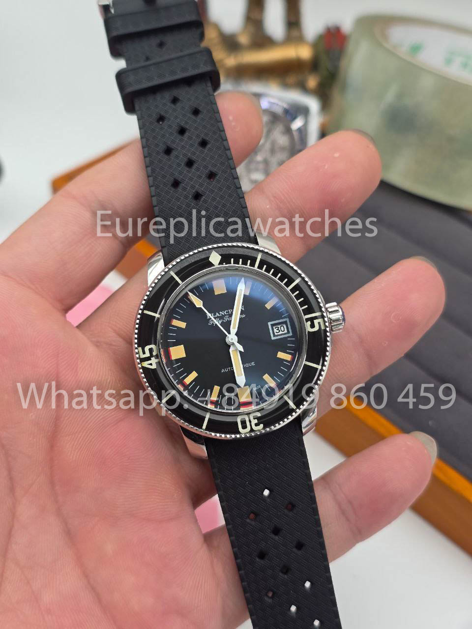 Blancpain Fifty Fathoms Barakuda 5008B 1130 B52A 1:1 Best Edition ZF Factory Black Dial