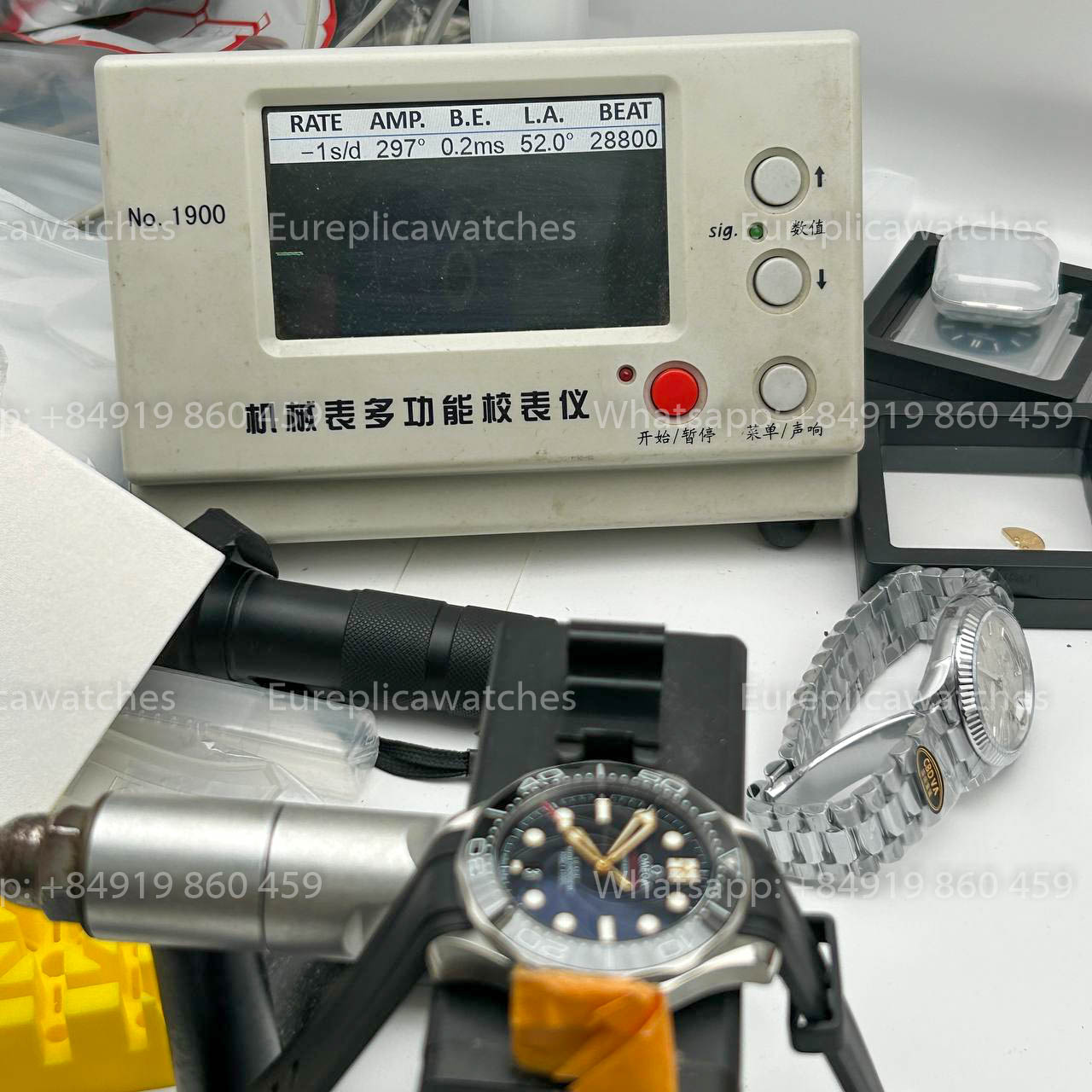 Omega Seamaster Diver 300M 210.22.42.20.01.004 1:1 Meilleure édition OU Bracelet en caoutchouc d'usine