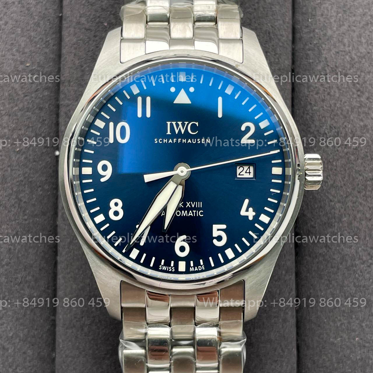 IWC Pilot IW327014 1:1 Best Edition V7 Factory Blue Dial