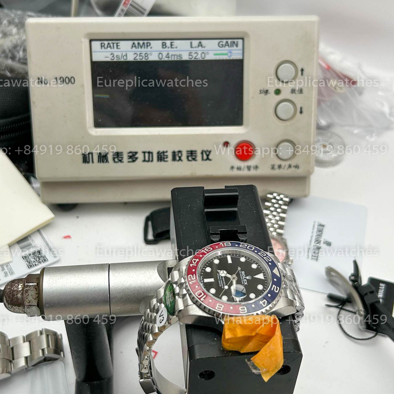 Rolex GMT Master II M126710BLRO-0001 Pepsi 1:1 Beste Edition von ARF Factory V3 Upgrade Jubiläumsarmband