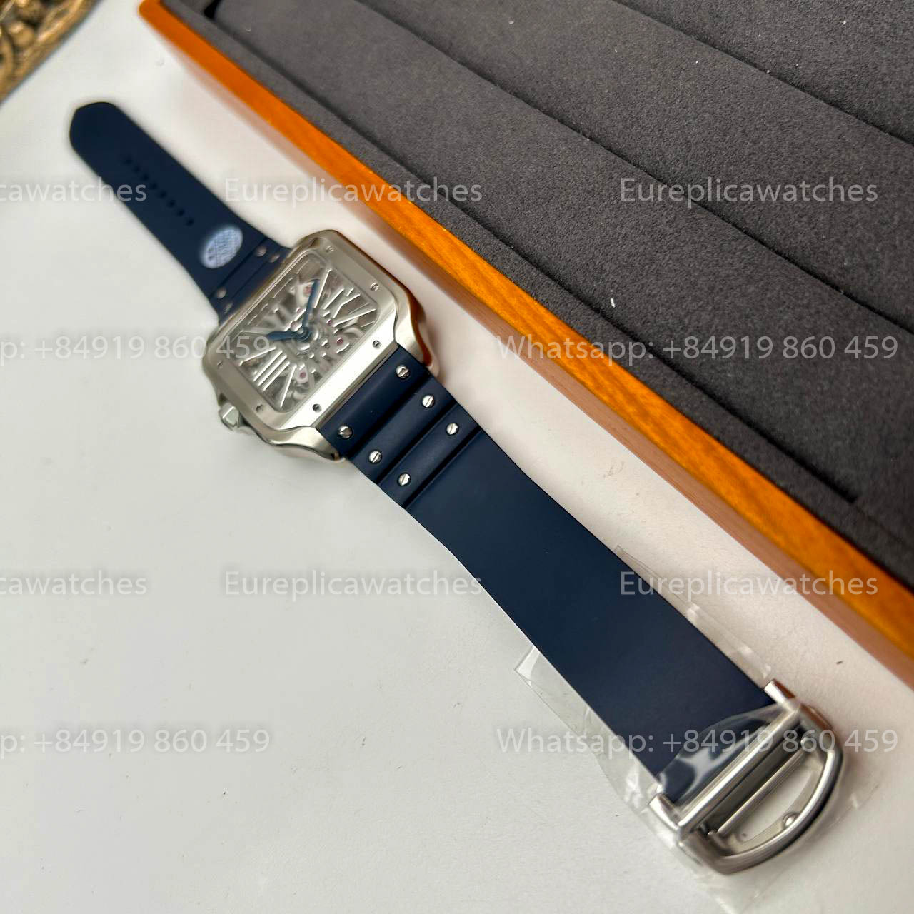 Cartier santos Skeleton 40mm  W2020018  THB Factory 1:1 Best Edition White bezel