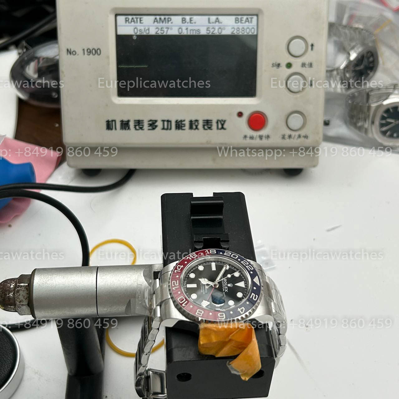 Rolex GMT Master II M126719blro-0003 1:1 Bester Klon Gold Factory Schwarzes Zifferblatt V3 Ultimate