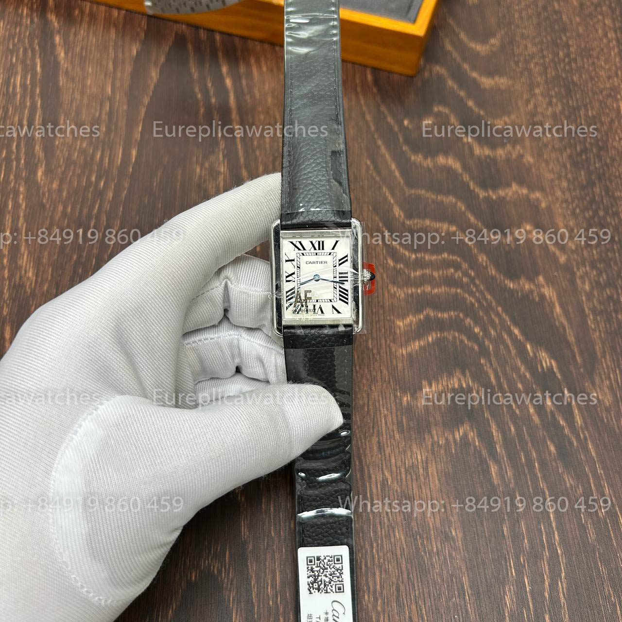 Cartier Tank WSTA0028 1:1 Meilleure Version Fabrique AF Cadran Blanc