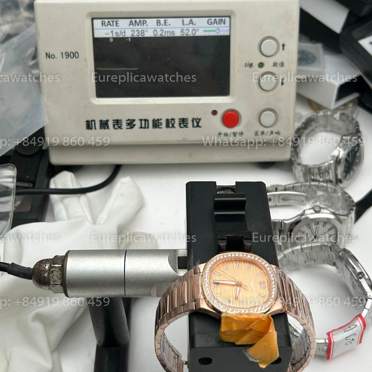 Patek Philippe Ladies Nautilus 7118/1200R PF Factory 1:1 Best Version Rose Gold Color