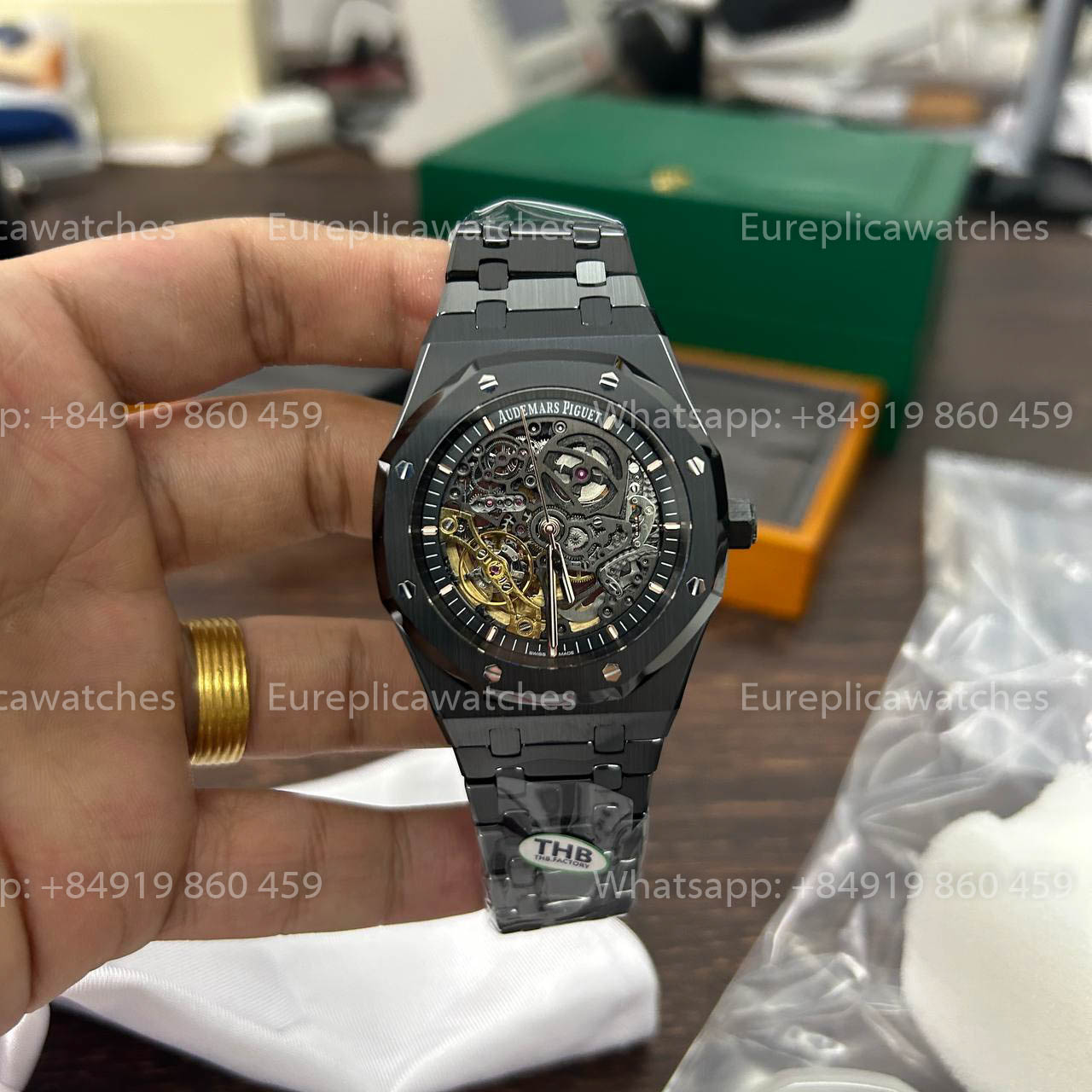 Audemars Piguet Royal Oak 15416 – Céramique noire intégrale, meilleure version 1:1, usine THB