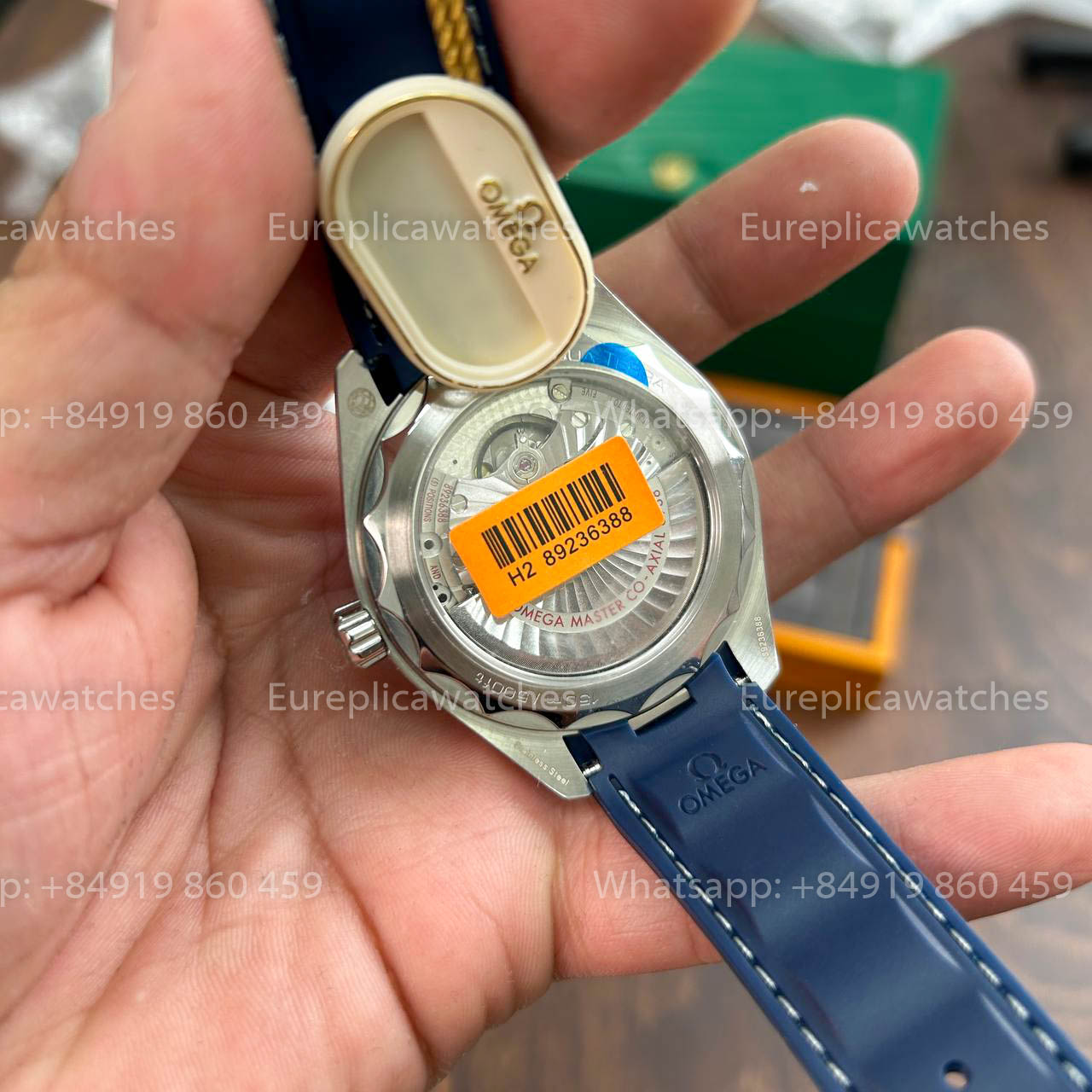 VSF Factory Omega Seamaster Aqua Terra GMT Worldtimer 220.12.43.22.03.001 1:1 Best Version Blue Dial