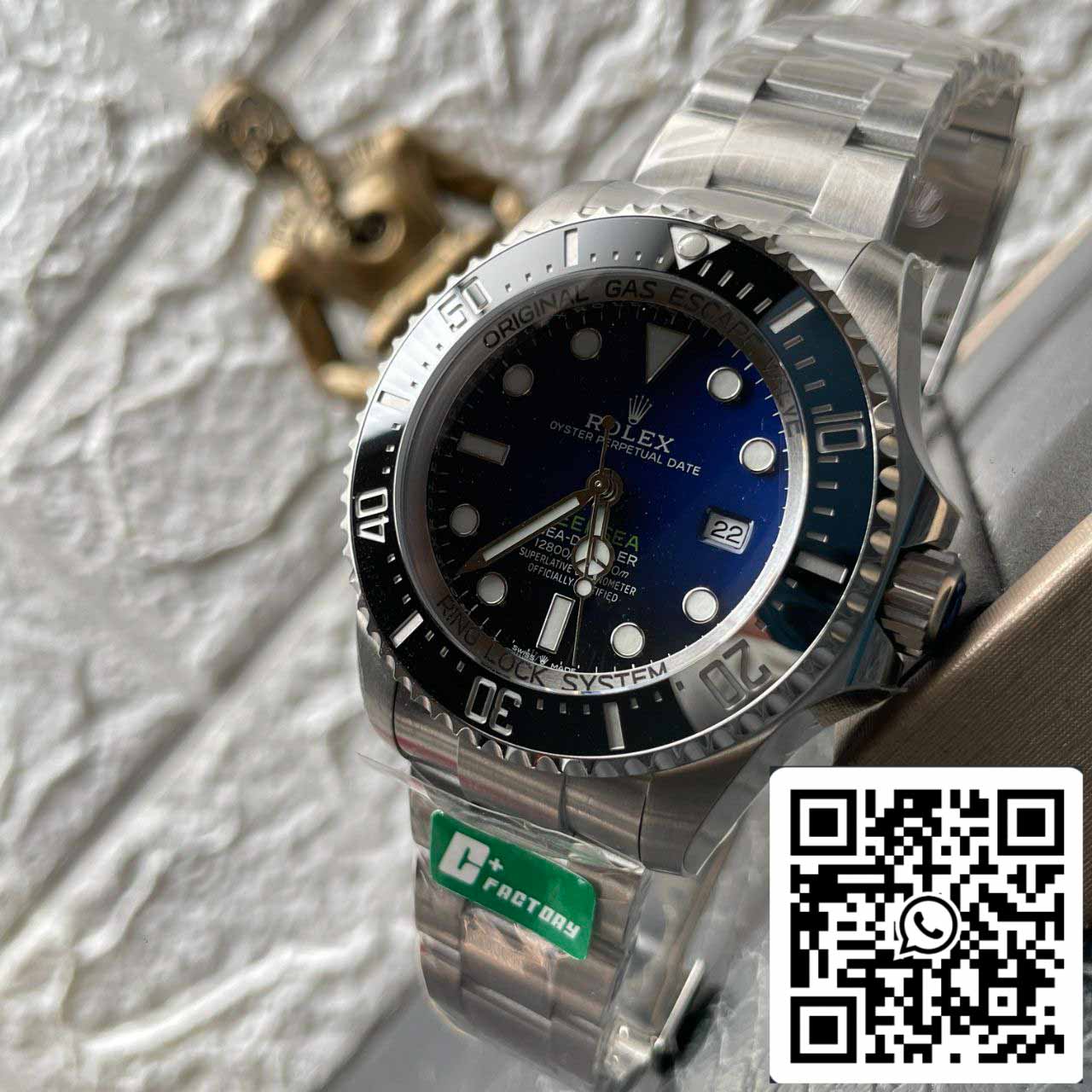 Rolex Sea-Dweller Deepsea M126660-0002 1:1 Best Edition C+ Fabrikblaues Zifferblatt