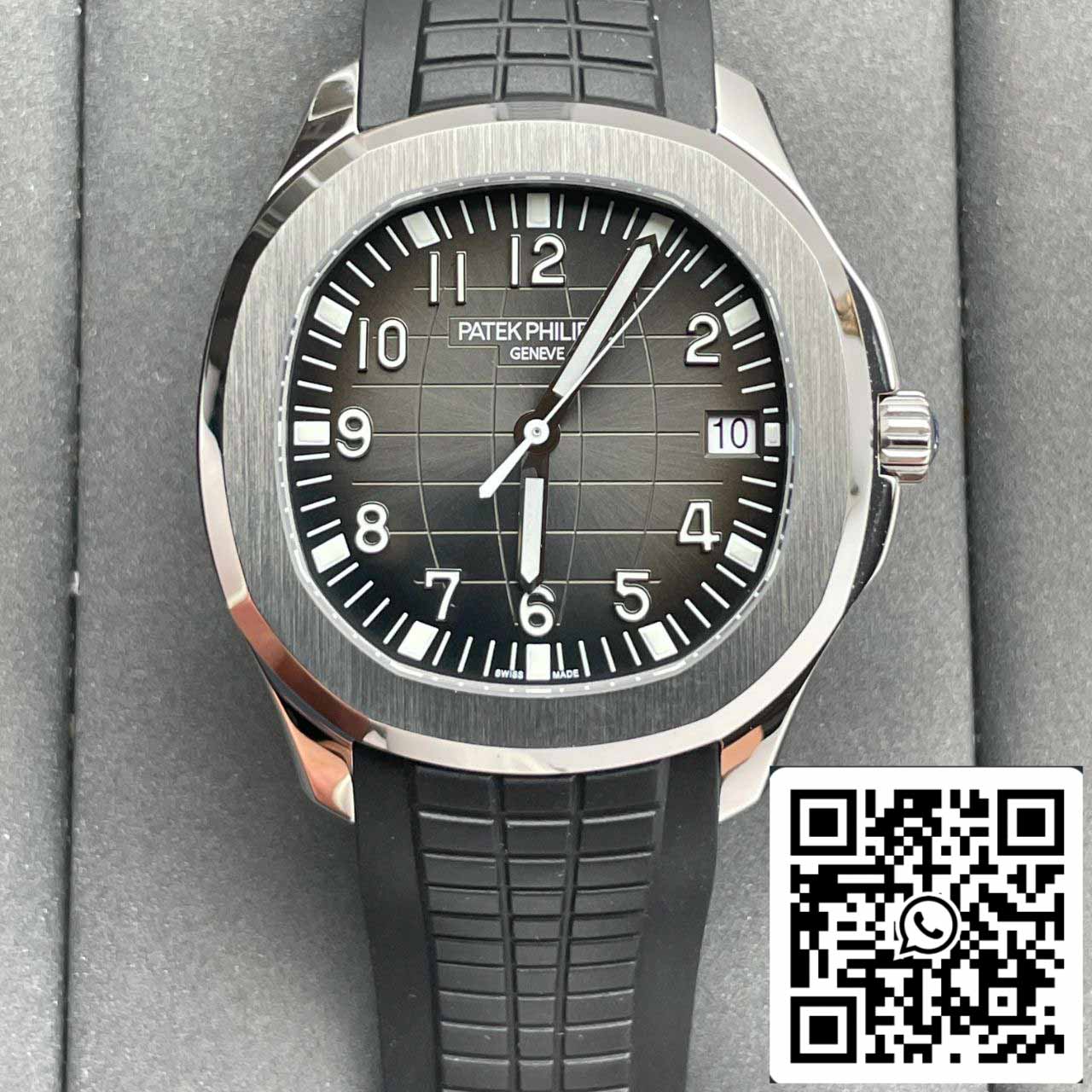 Patek Philippe Aquanaut 5167A-001 1:1 Meilleure édition 3K Factory V2 Version Acier inoxydable
