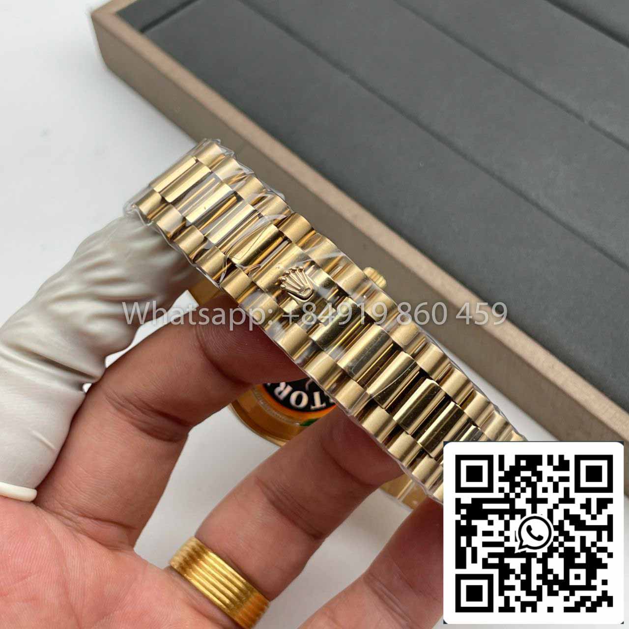 Rolex Day Date 40 Gold 228238-0007 1:1 Best Edition QF Fabrik Gegengewichtsversion