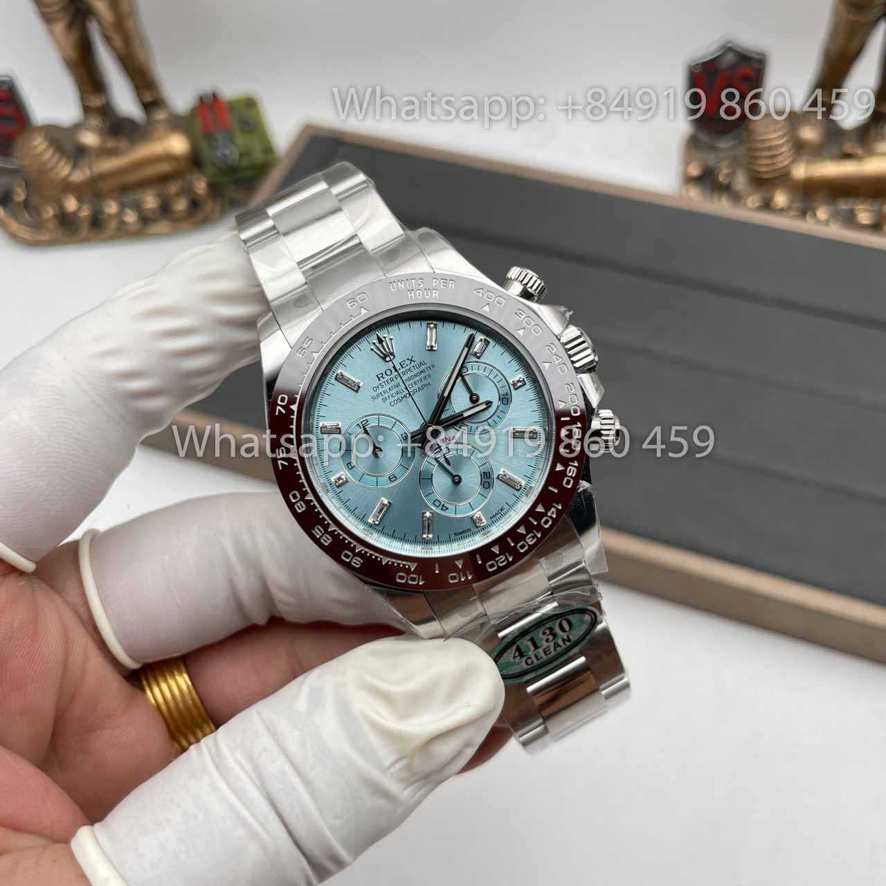 Rolex Cosmograph Daytona M116506-0002 1:1 Meilleure édition Clean Factory Cadran bleu glace
