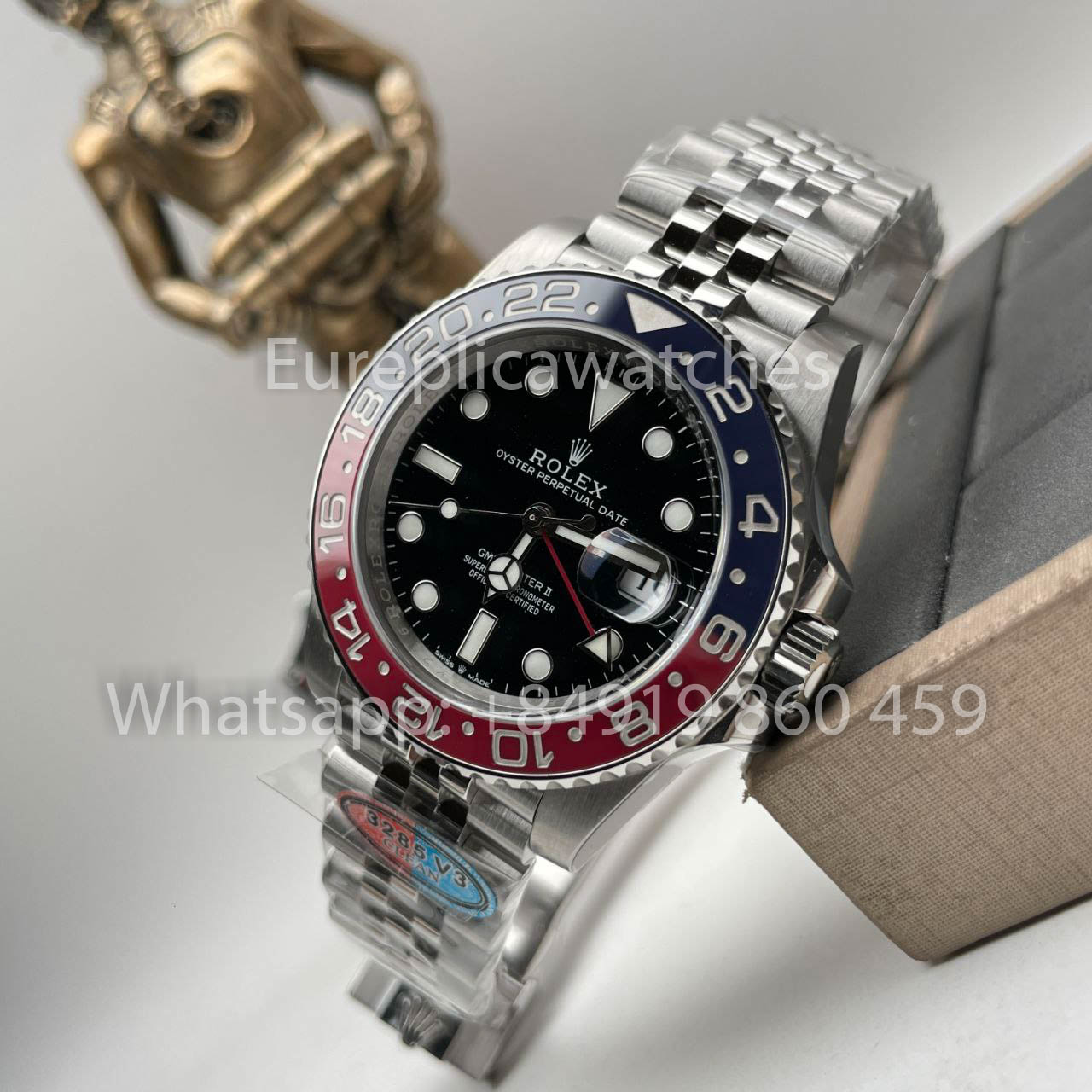 Rolex GMT Master II M126710BLRO Jubilee Strap 1:1 Best Edition Clean Factory neueste Version 2024