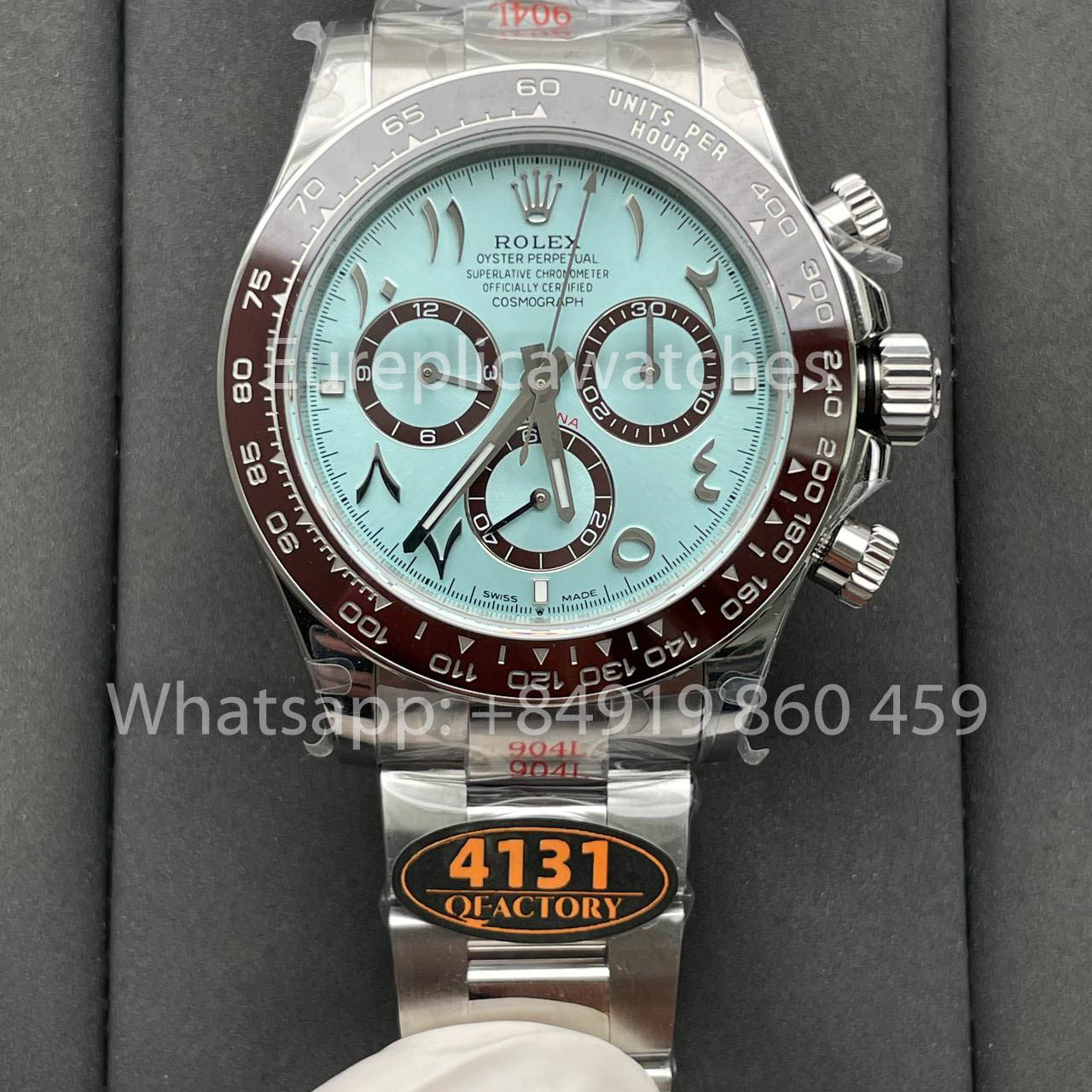 Rolex Cosmograph Daytona m126506 Arabic Numeral Ice Blue Dial 1:1 Best Clone QF Factory