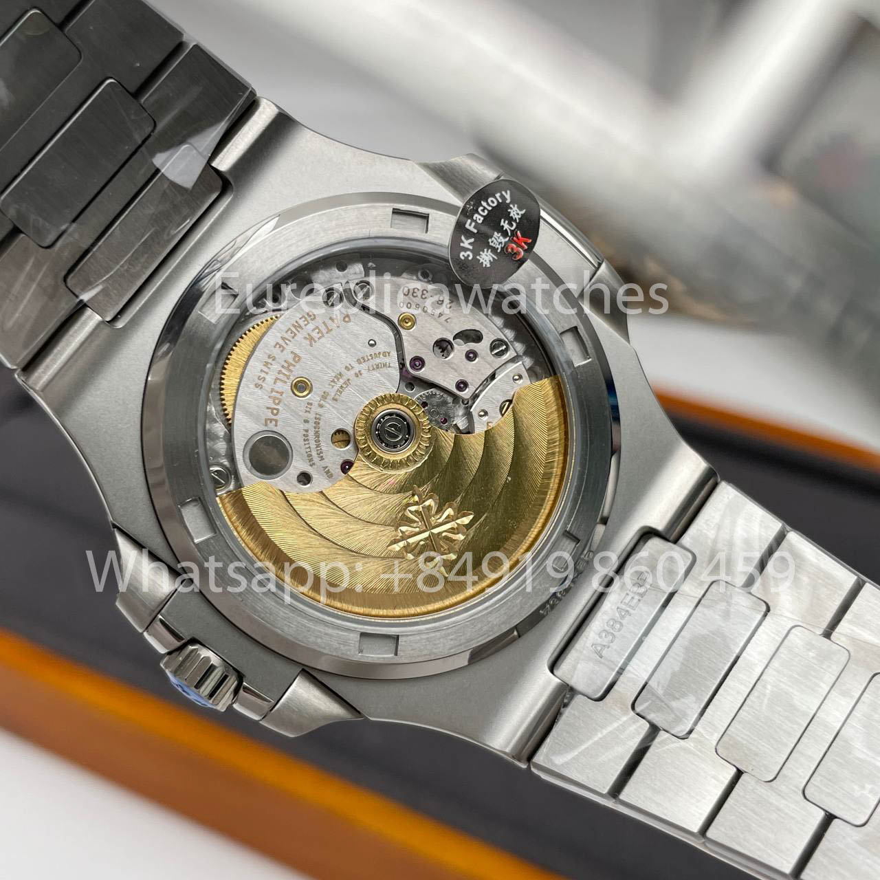 Patek Philippe Nautilus 5711/1A-014 Grünes Zifferblatt 1:1 Bester Klon 3K Fabrik Neueste Version SS