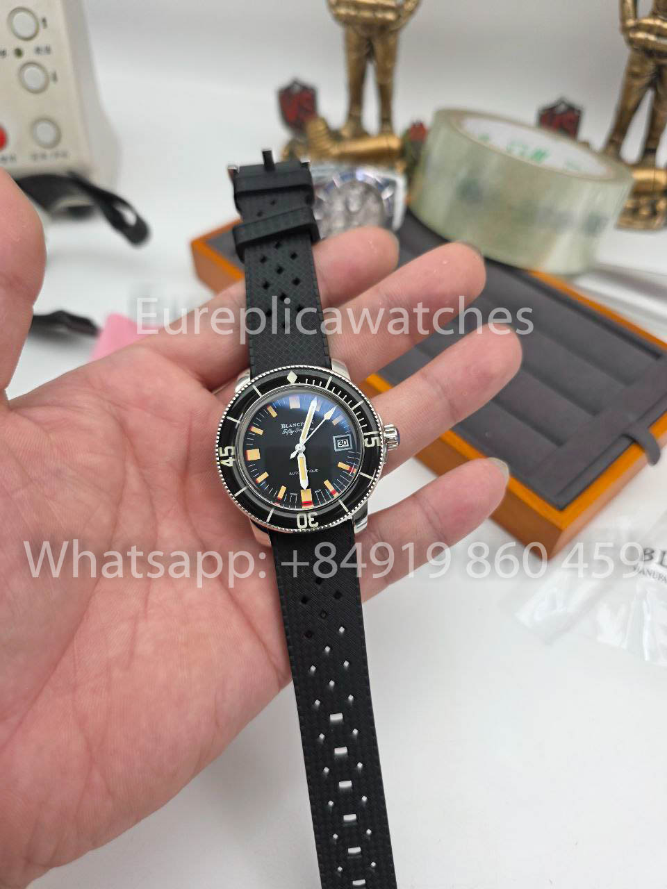 Blancpain Fifty Fathoms Barakuda 5008B 1130 B52A 1:1 Best Edition ZF Factory Black Dial