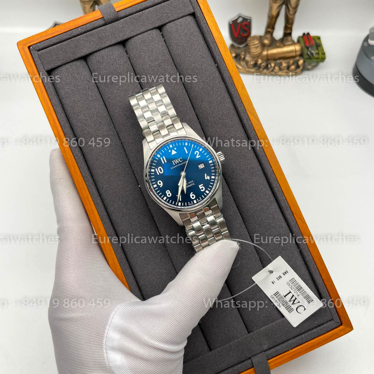 IWC Pilot IW327014 1:1 Best Edition V7 Factory Blue Dial