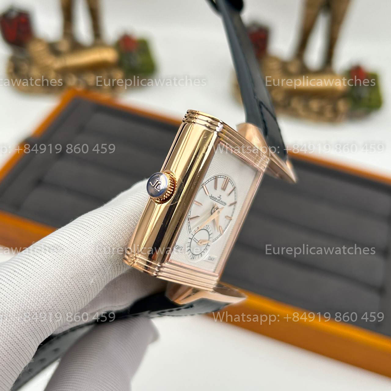 Jaeger-LeCoultre Reverso  Classic Large Duoface  Small Seconds 398258J MG Factory 1:1 Best Clone Rose Gold