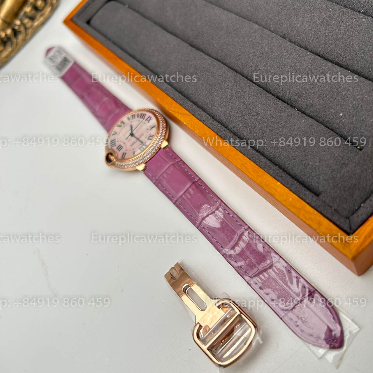 Ballon Bleu De Cartier WE902066 1:1 Best Edition V6 Factory V4 Rose Gold