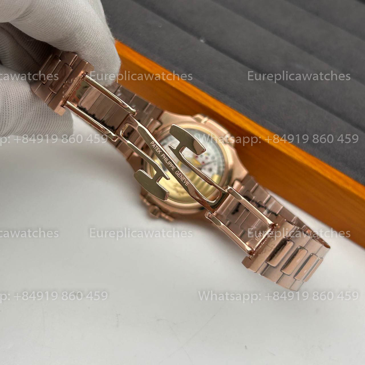 Patek Philippe Ladies Nautilus 7118/1200R PF Factory 1:1 Best Version Rose Gold Color