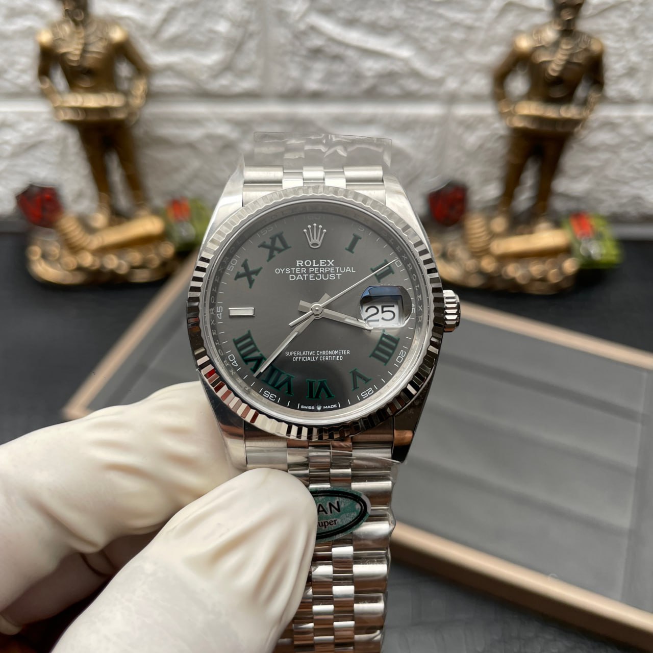 Rolex Datejust M126234-0045 Cadran Wimbledon 36 mm Clean Factory