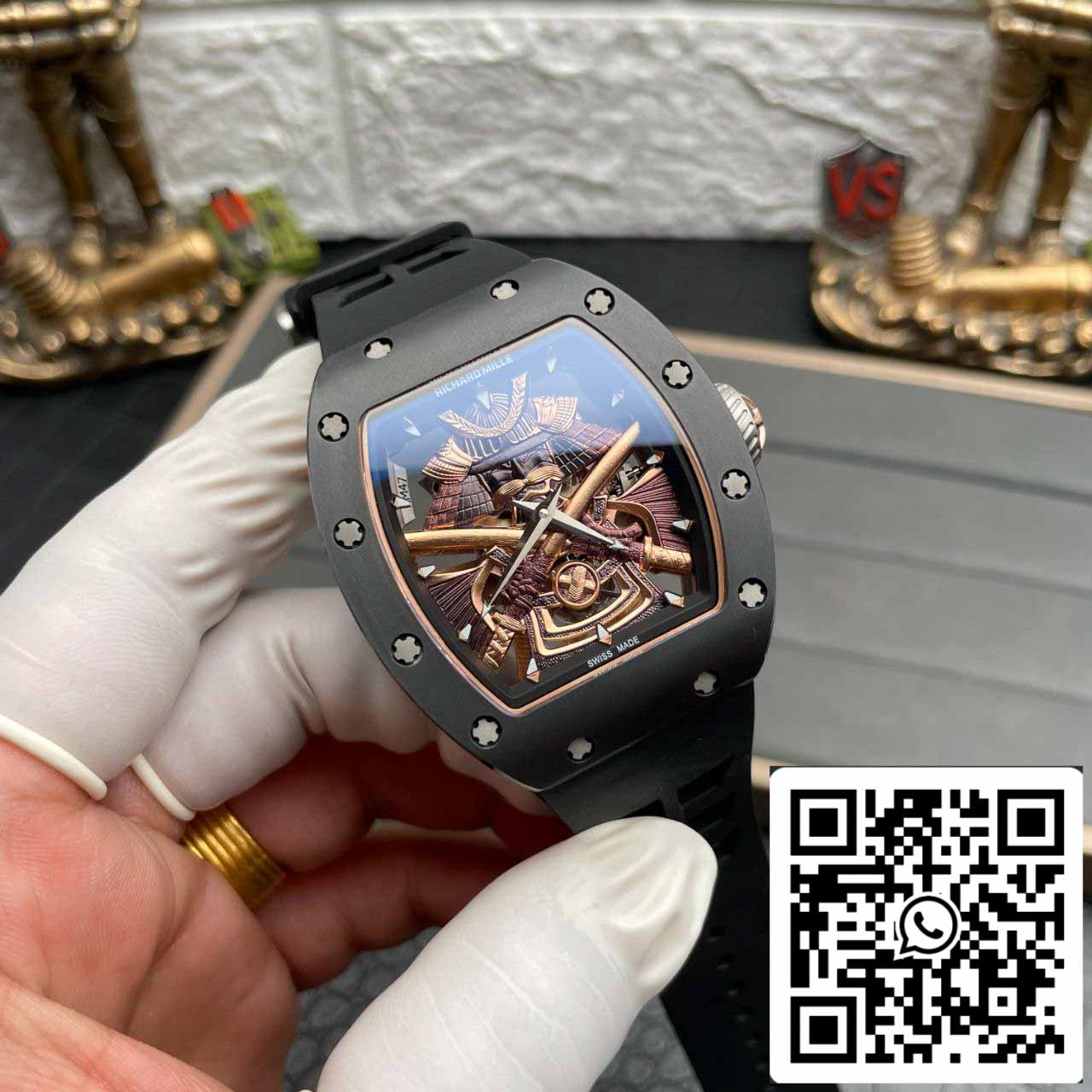 Richard Mille Die Zeit der Samurai RM 47 1:1 Best Edition YS Factory Tourbillon Uhr