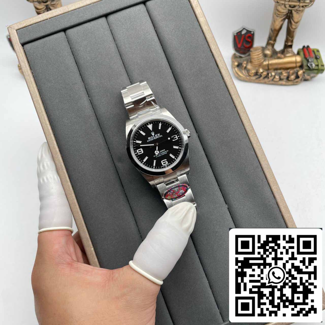 Rolex Explorer M214270 -0001 39MM 1:1 Best Edition Clean Factory schwarzes Zifferblatt 3132 Uhrwerk