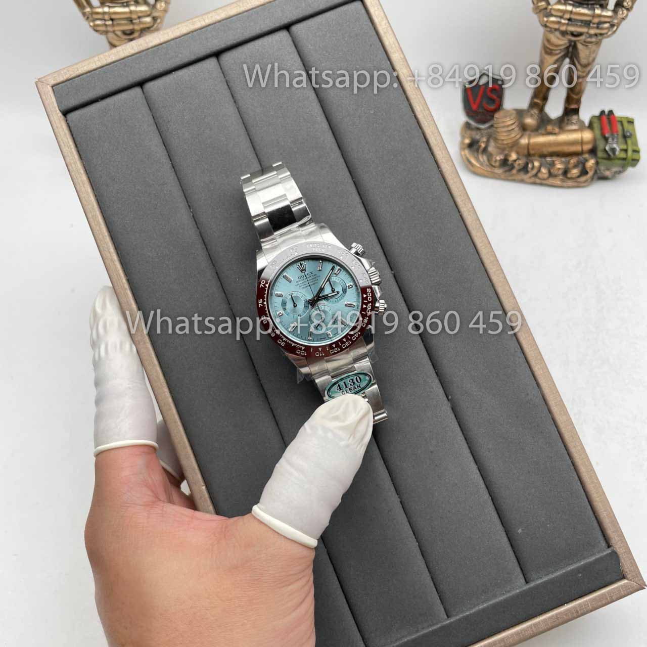 Rolex Cosmograph Daytona M116506-0002 1:1 Meilleure édition Clean Factory Cadran bleu glace