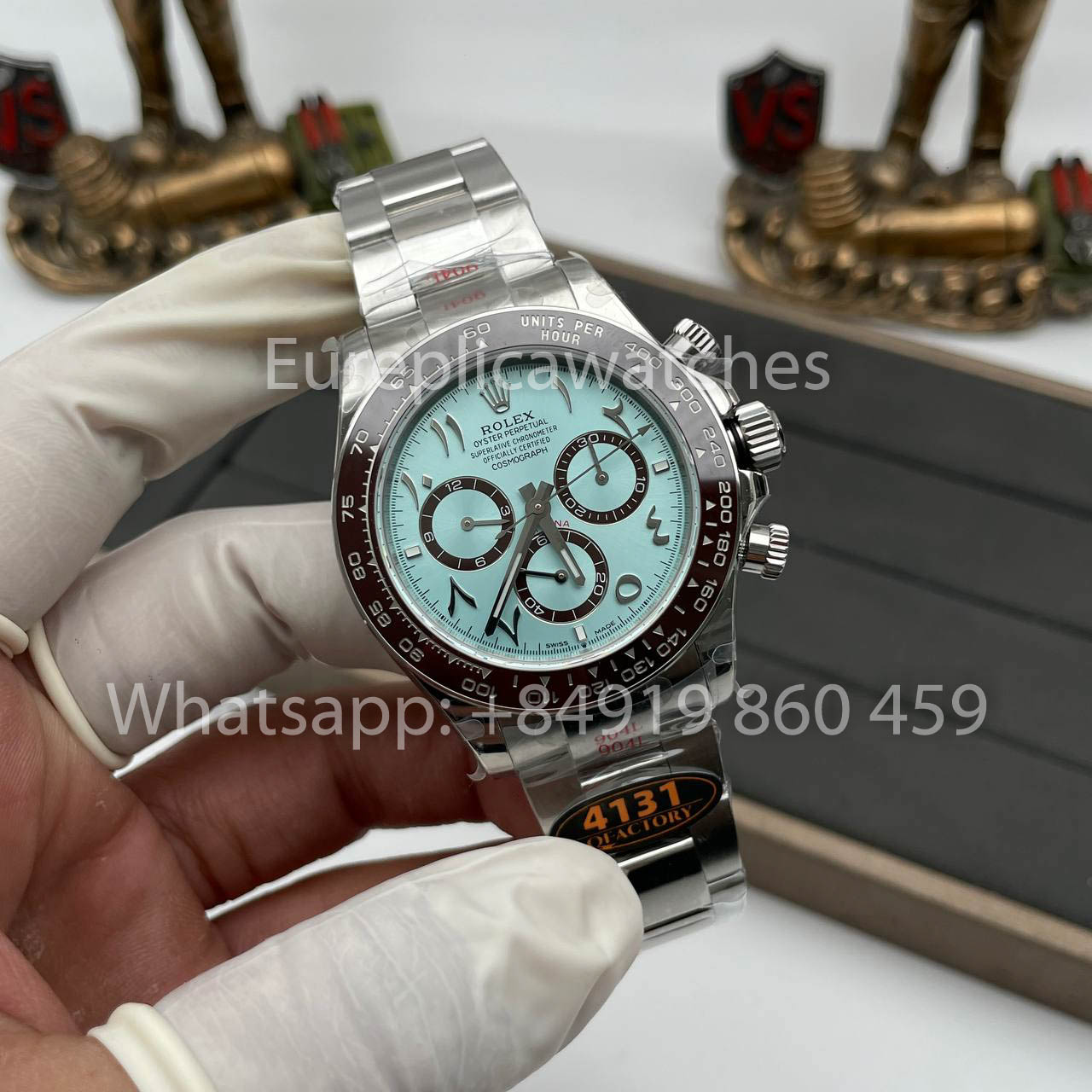 Rolex Cosmograph Daytona m126506 Arabic Numeral Ice Blue Dial 1:1 Best Clone QF Factory
