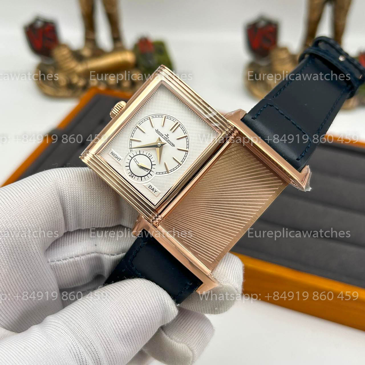 Jaeger-LeCoultre Reverso  Classic Large Duoface  Small Seconds 398258J MG Factory 1:1 Best Clone Rose Gold