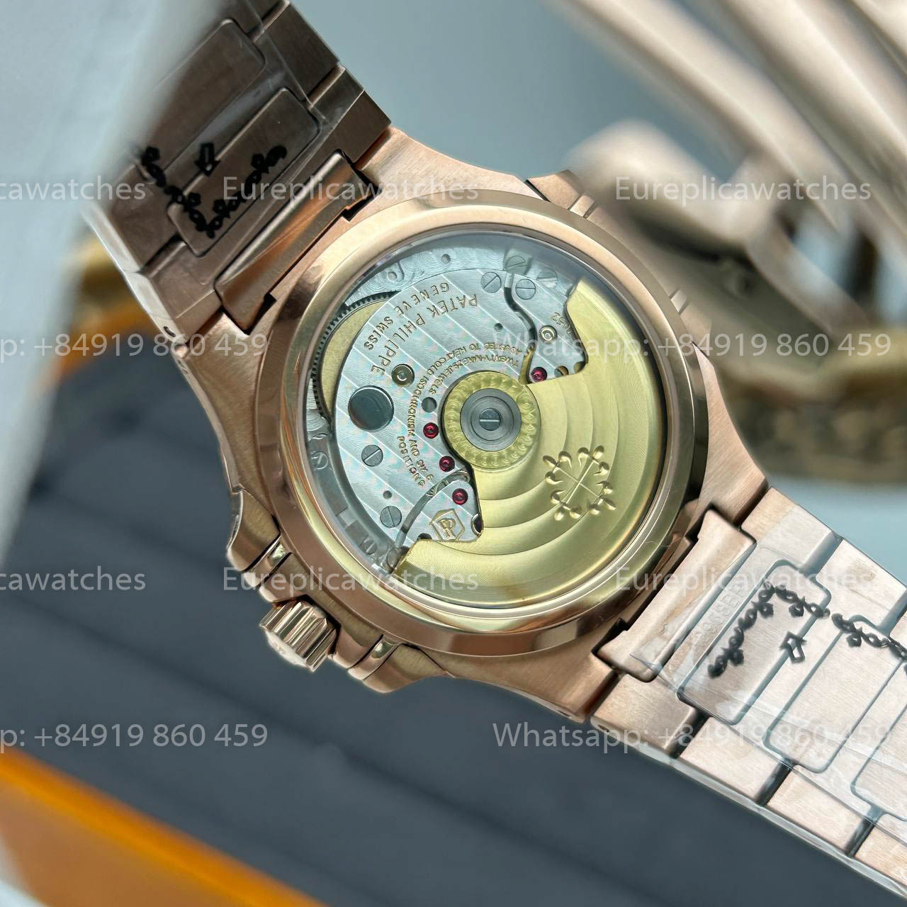 Patek Philippe Ladies Nautilus 7118/1200R PF Factory 1:1 Best Version Rose Gold Color