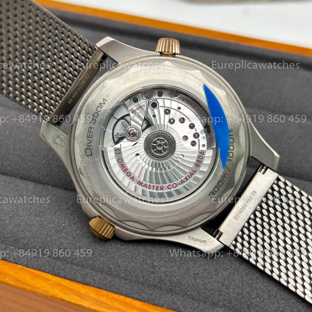 Omega Seamaster 210.90.42.20.10.001 Bronze Gold 007 1:1 Super Clone VS Factory Bracelet en maille de titane ultra-léger Édition