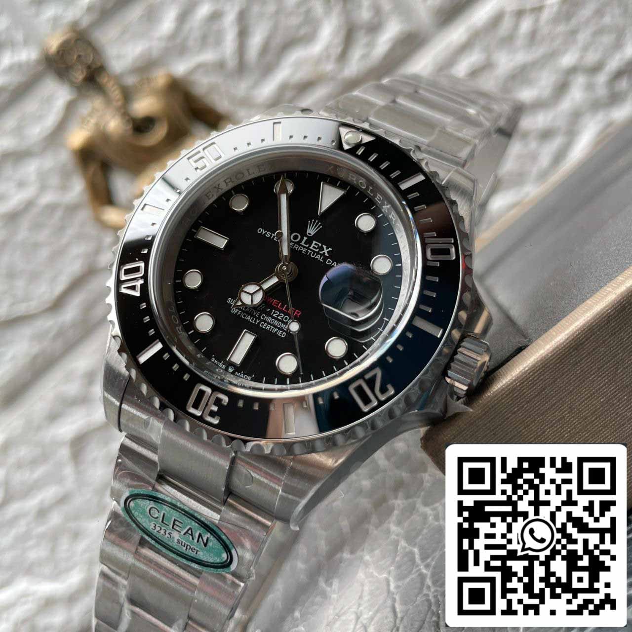 Rolex Sea Dweller M126600-0002 1:1 Best Edition Clean Factory schwarzes Zifferblatt