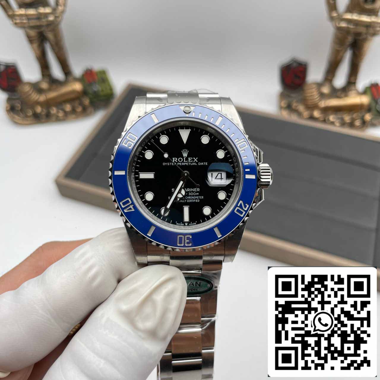 Rolex Submariner M126619lb-0003 41 mm 1:1 Best Edition Clean Factory Blue Lünette